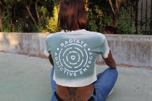 Load image into Gallery viewer, Women&#39;s Wasabi Pea Crop Top
